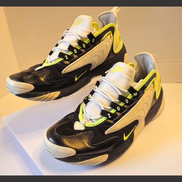 Nike  Zoom 2K  Men's Size 11 White-Black Volt Sneakers - A00269-004 - Picture 3 of 13